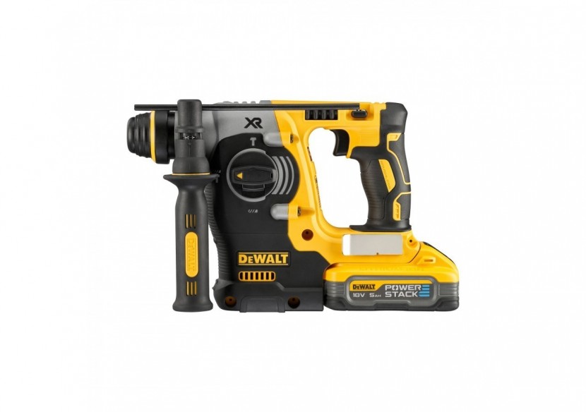 Perforateur SDS-plus XR 18V 5Ah Li-Ion Brushless 2.1J - POWERSTACK - DCH273H2T-QW - Dewalt