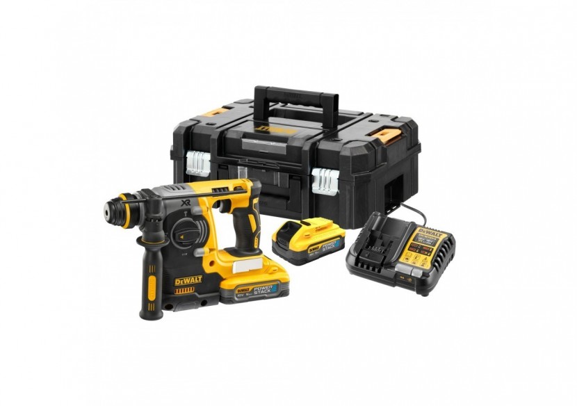 Perforateur SDS-plus XR 18V 5Ah Li-Ion Brushless 2.1J - POWERSTACK - DCH273H2T-QW - Dewalt