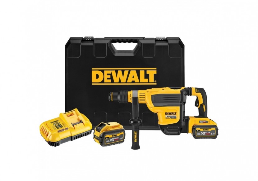 Perforateur SDS-max XR FLEXVOLT 54V 3Ah Li-Ion Brushless 10.5J - DCH614X2-QW - Dewalt Perforateur SDS-max XR FLEXVOLT 54V 3Ah Li-Ion Brushless 10.5J - DCH614X2-QW - Dewalt