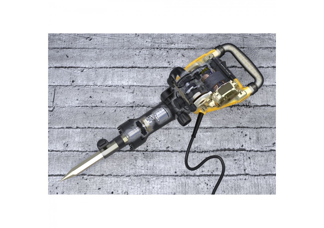 Démolisseur emmanchement hexagonal 1600W 35J - D25961K-QS - Dewalt