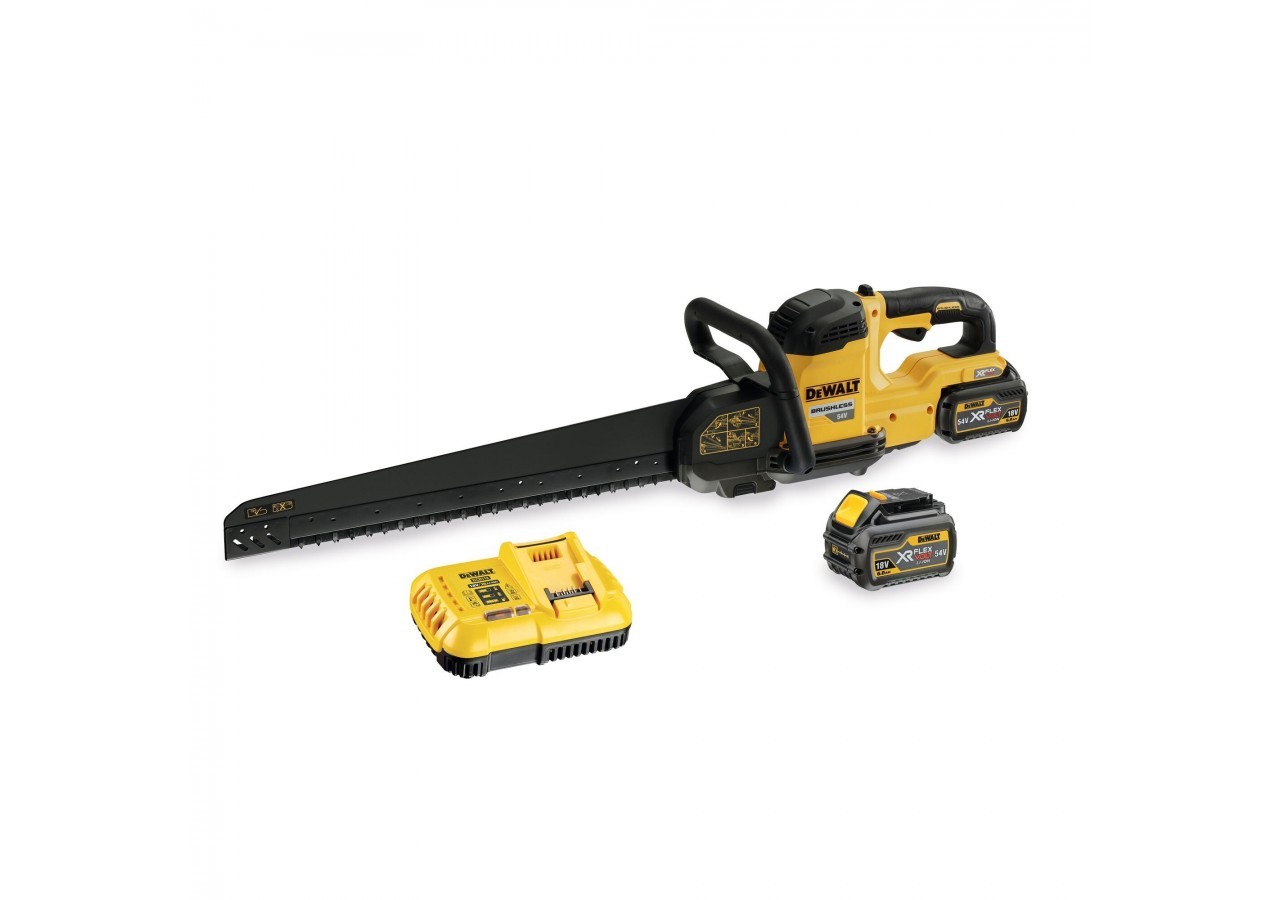 Scie ALLIGATOR© XR FLEXVOLT 54V 2Ah Li-Ion Brushless 430 mm - DCS398T2-QW - Dewalt