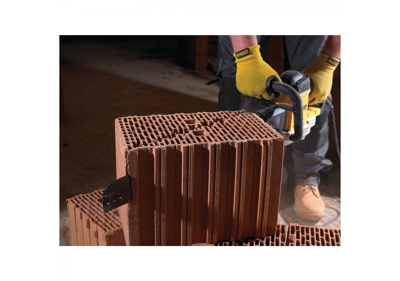 Scie ALLIGATOR© 1700W 430 mm - lame pour les briques de faible densité - DWE397-QS - Dewalt