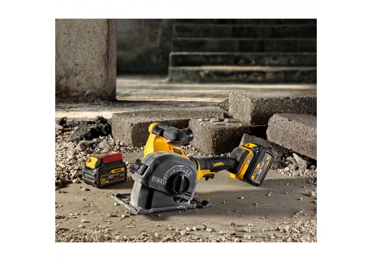 Rainureuse à béton XR FLEXVOLT 54V 2Ah Li-Ion Brushless - DCG200T2-QW - Dewalt