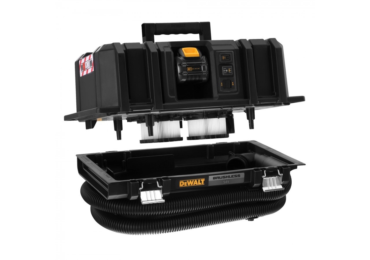 Aspirateur TSTAK XR FLEXVOLT 54V 2Ah Li-Ion Brushless eau et poussières - Classe M - DCV586MT2-QW - Dewalt