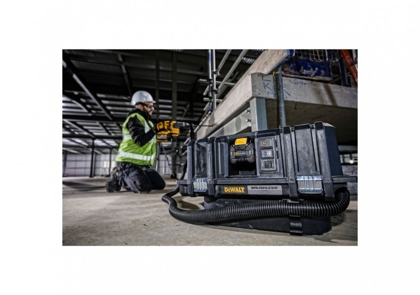 Aspirateur TSTAK XR FLEXVOLT 54V 2Ah Li-Ion Brushless eau et poussières - Classe M - DCV586MT2-QW - Dewalt