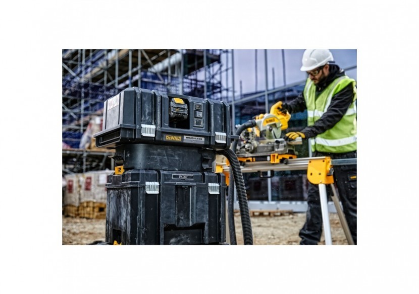 Aspirateur TSTAK XR FLEXVOLT 54V 2Ah Li-Ion Brushless eau et poussières - Classe M - DCV586MT2-QW - Dewalt