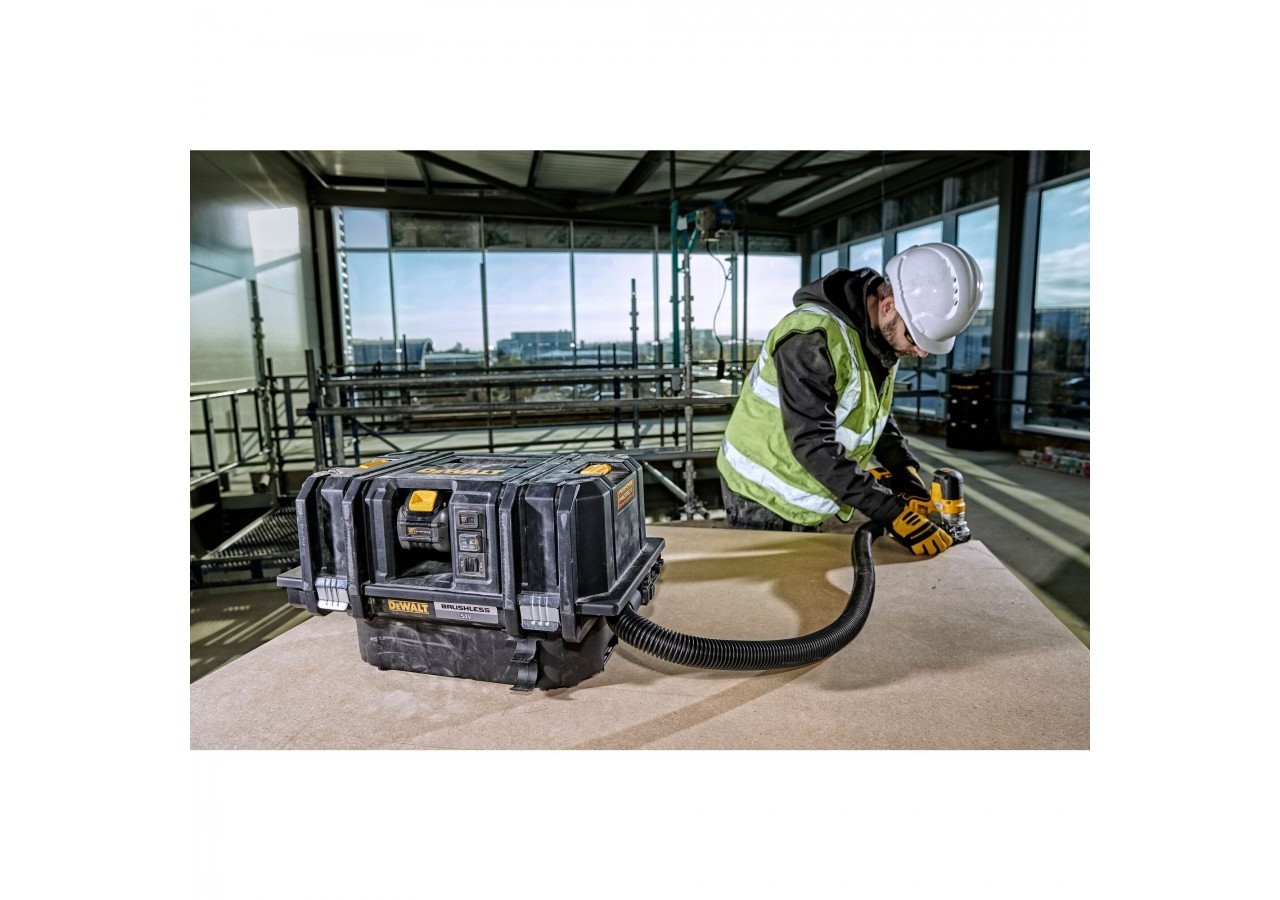 Aspirateur TSTAK XR FLEXVOLT 54V 2Ah Li-Ion Brushless eau et poussières - Classe M - DCV586MT2-QW - Dewalt