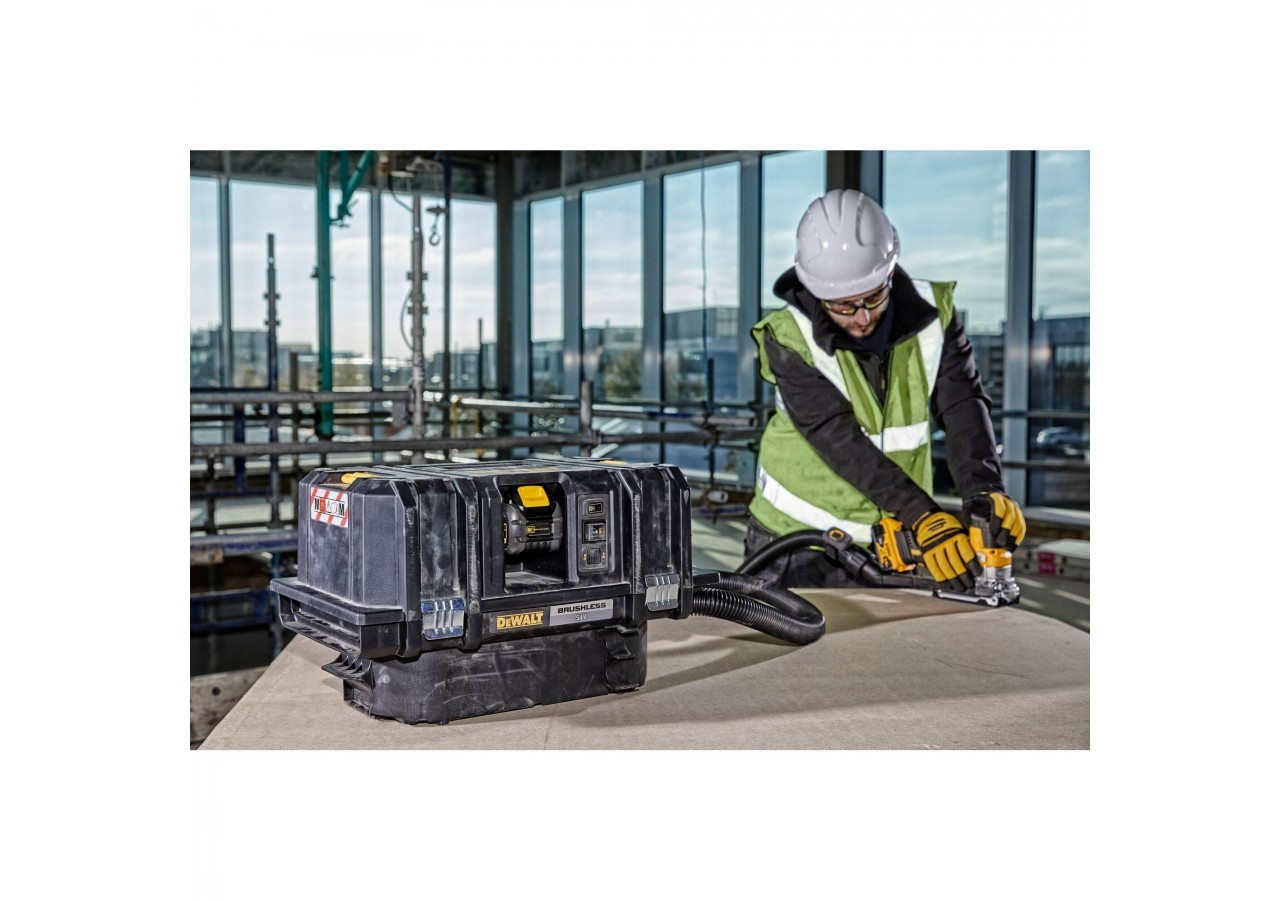 Kit aspirateur TSTAK XR FLEXVOLT 54V eau et poussières - Classe M - DCV586MK-XJ - Dewalt