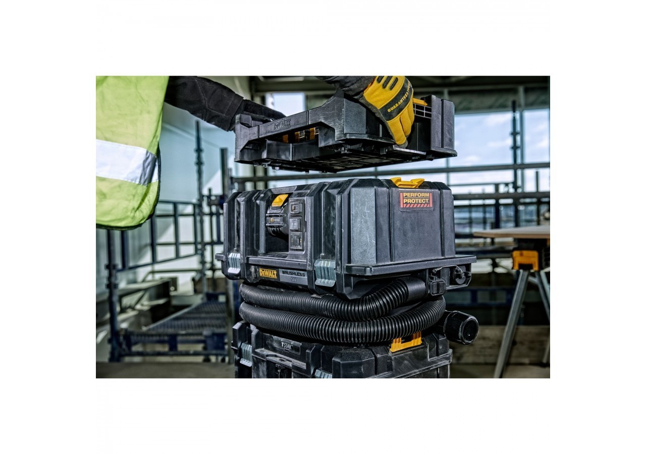 Kit aspirateur TSTAK XR FLEXVOLT 54V eau et poussières - Classe M - DCV586MK-XJ - Dewalt