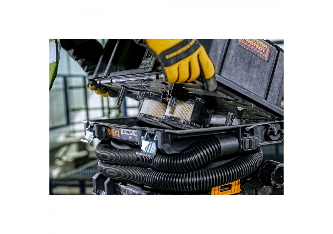 Kit aspirateur TSTAK XR FLEXVOLT 54V eau et poussières - Classe M - DCV586MK-XJ - Dewalt