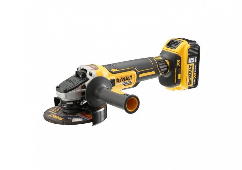 Meuleuse 125 mm XR 18V 5Ah Li-Ion Brushless - DCG405P2-QW - Dewalt