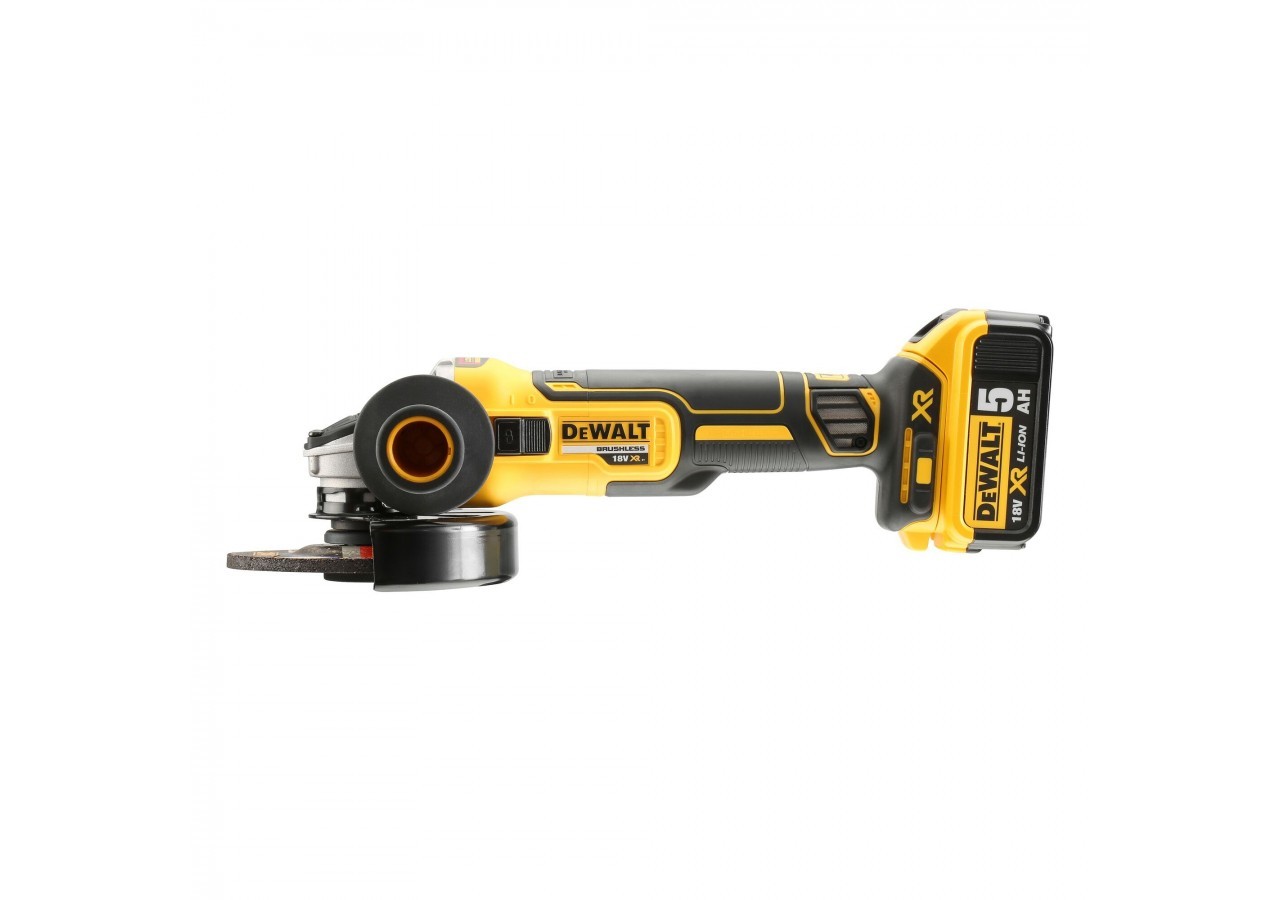 Meuleuse 125 mm XR 18V 5Ah Li-Ion Brushless - DCG405P2-QW - Dewalt
