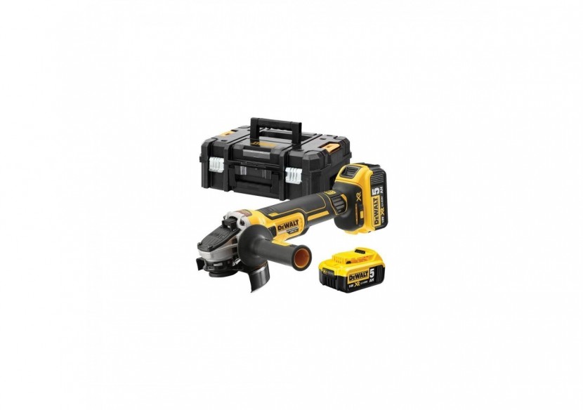 Meuleuse 125 mm XR 18V 5Ah Li-Ion Brushless - DCG405P2-QW - Dewalt