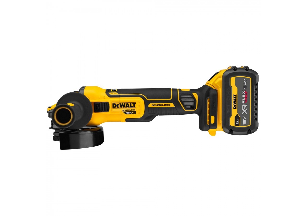 Meuleuse 125 mm XR 18V ADVANTAGE 6Ah Li-Ion Brushless - DCG409T1-QW - Dewalt