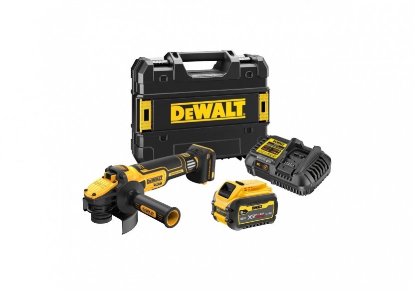 Meuleuse à vitesse variable 125 mm XR 18V ADVANTAGE 6Ah Li-Ion Brushless - DCG409VST1-QW - Dewalt