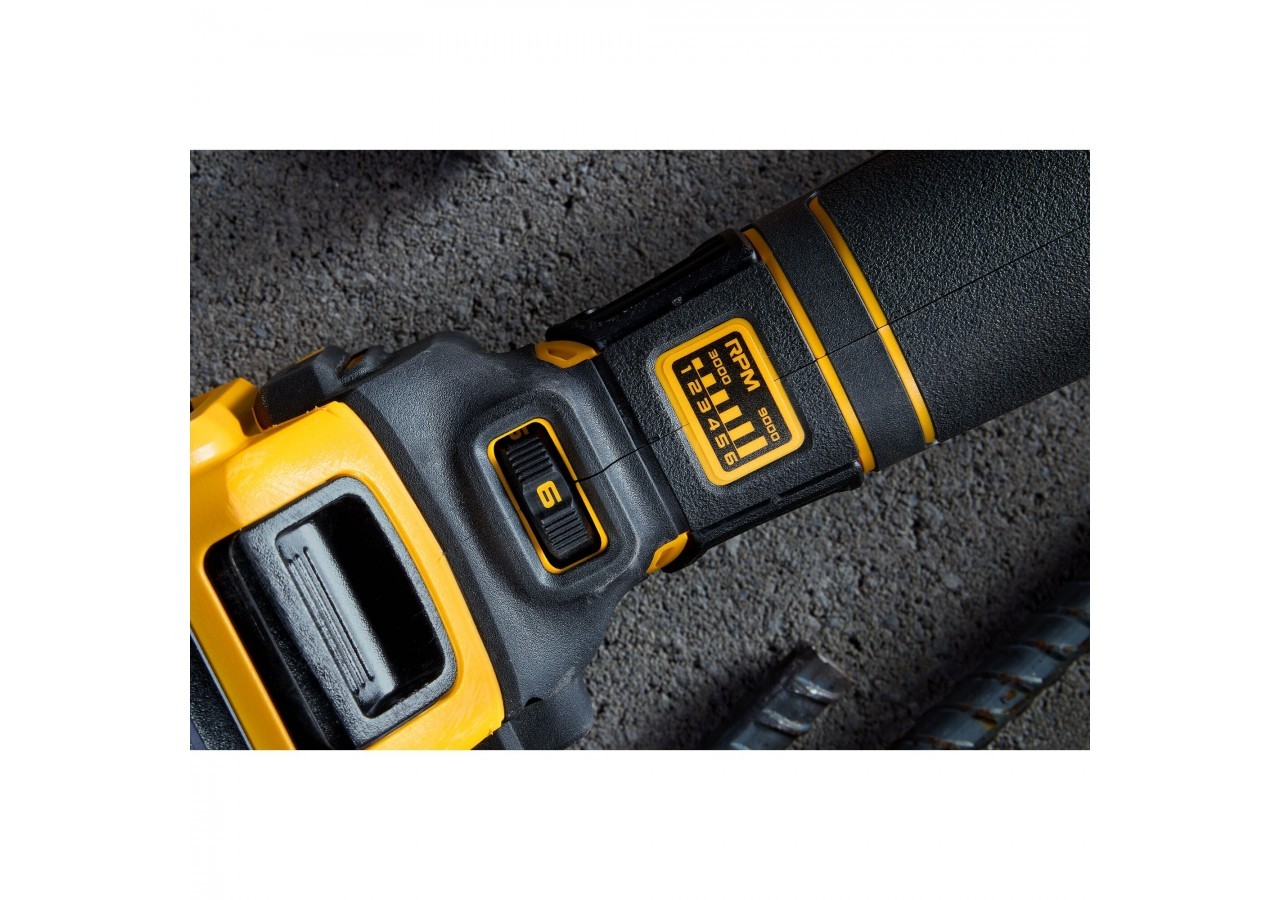 Meuleuse à vitesse variable 125 mm XR 18V ADVANTAGE Brushless – Interrupteur à palette - DCG416VSN-XJ - Dewalt