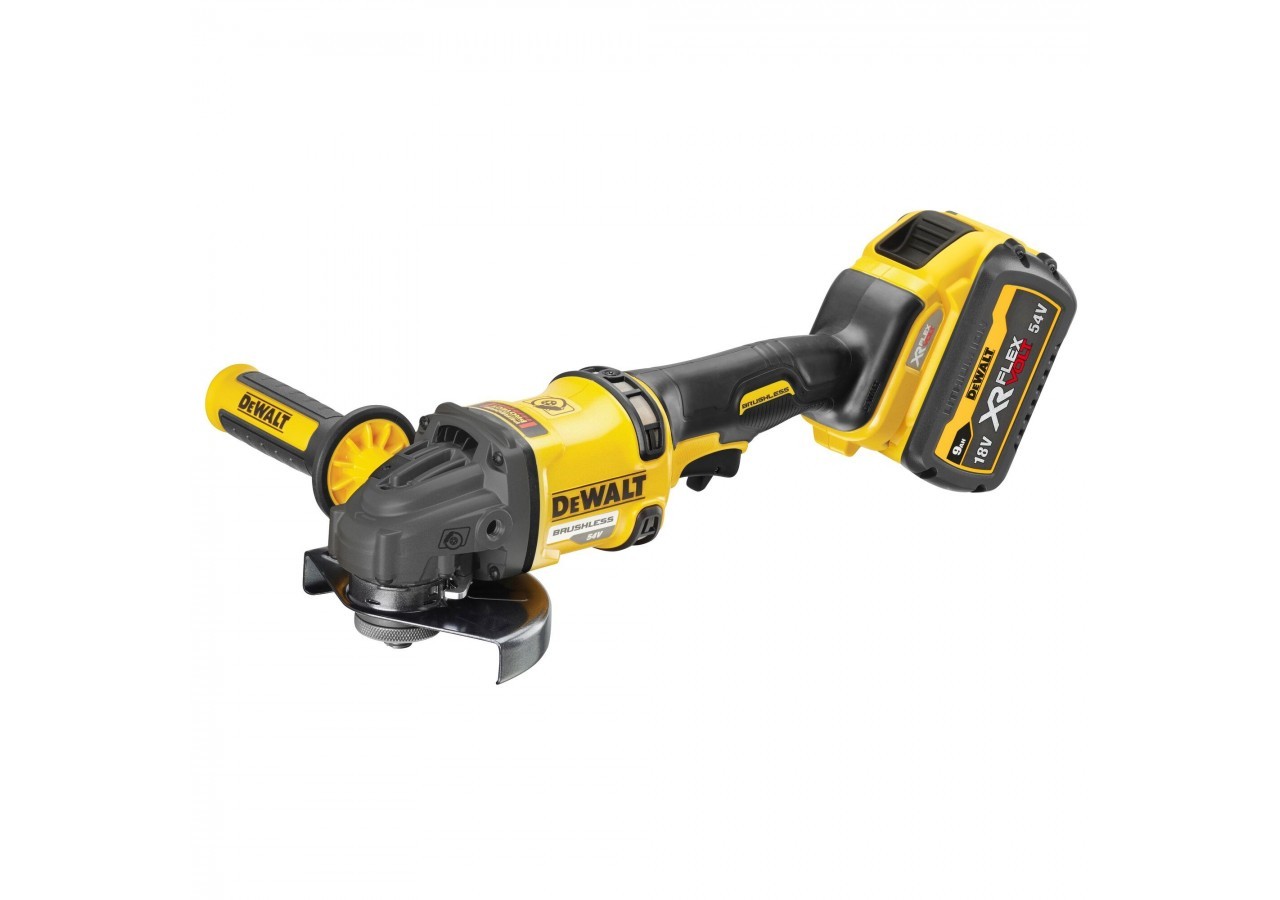 Meuleuse 125 mm XR FLEXVOLT 54V 3Ah Li-Ion Brushless - DCG418X2-QW - Dewalt