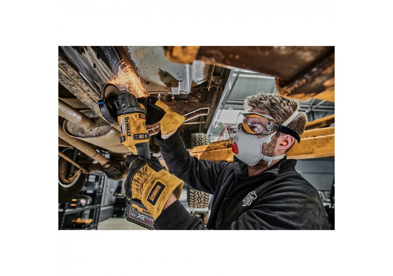 Meuleuse 125 mm XR FLEXVOLT 54V 3Ah Li-Ion Brushless - DCG418X2-QW - Dewalt