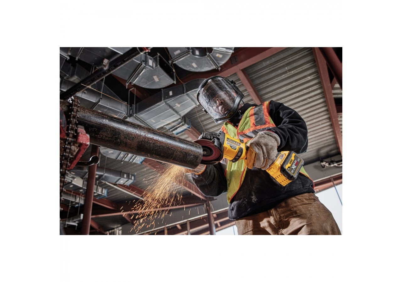 Meuleuse 125 mm XR FLEXVOLT 54V 3Ah Li-Ion Brushless - DCG418X2-QW - Dewalt