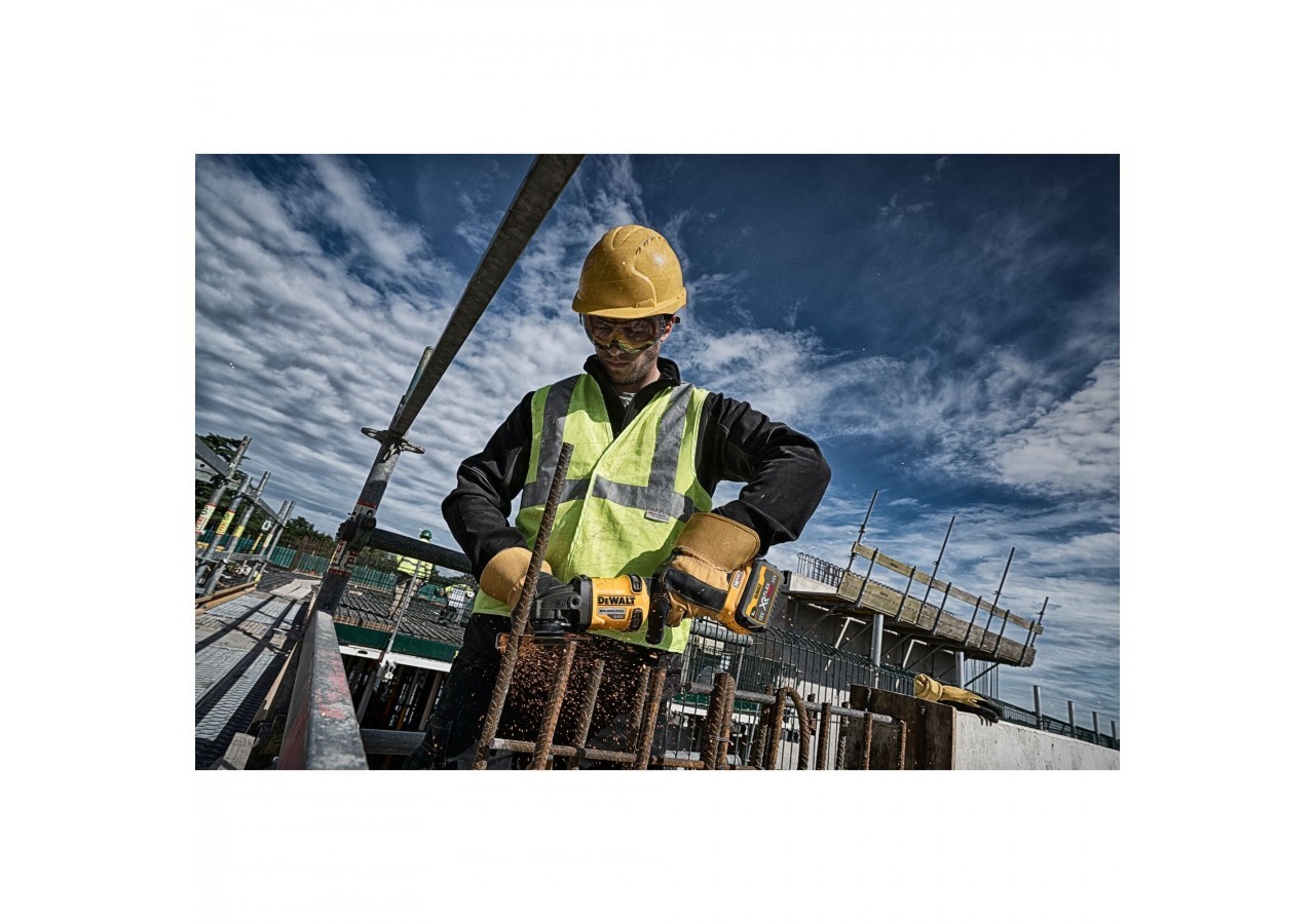 Meuleuse 125 mm XR FLEXVOLT 54V 3Ah Li-Ion Brushless - DCG418X2-QW - Dewalt