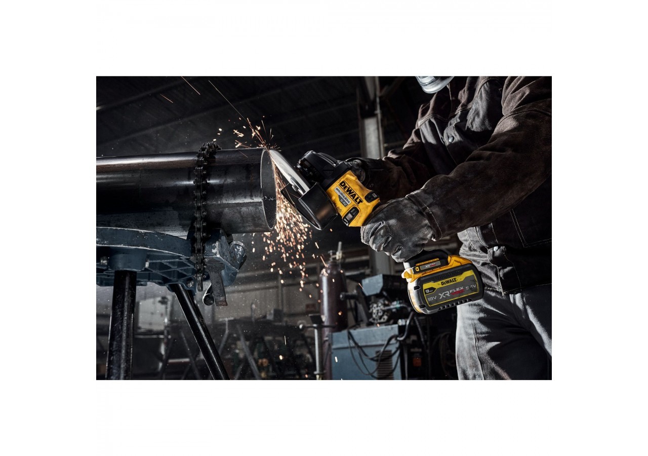Meuleuse 180 mm XR FLEXVOLT 54V Brushless - interrupteur à gâchette - DCG440N-XJ - Dewalt