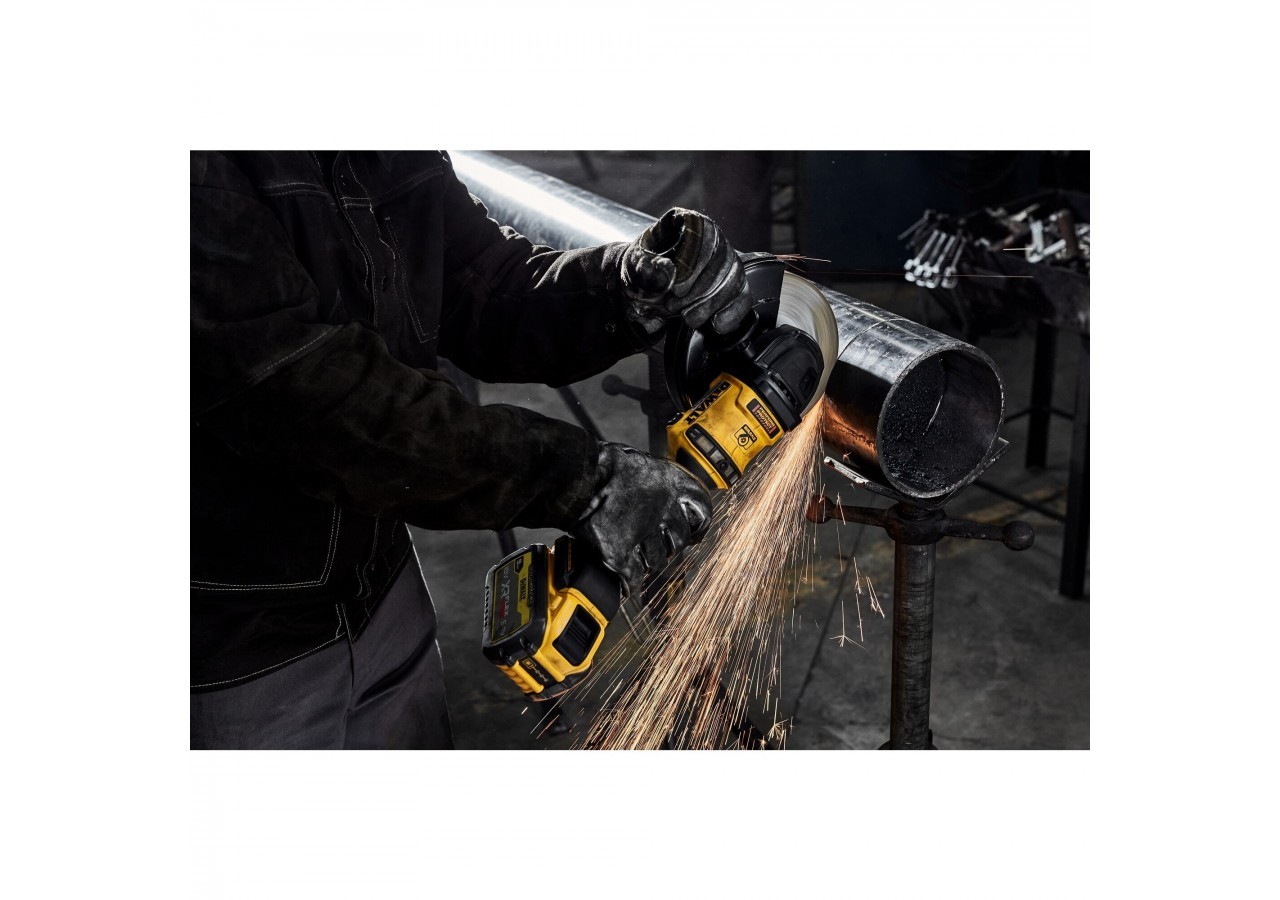 Meuleuse 180 mm XR FLEXVOLT 54V Brushless - interrupteur à gâchette - DCG440N-XJ - Dewalt