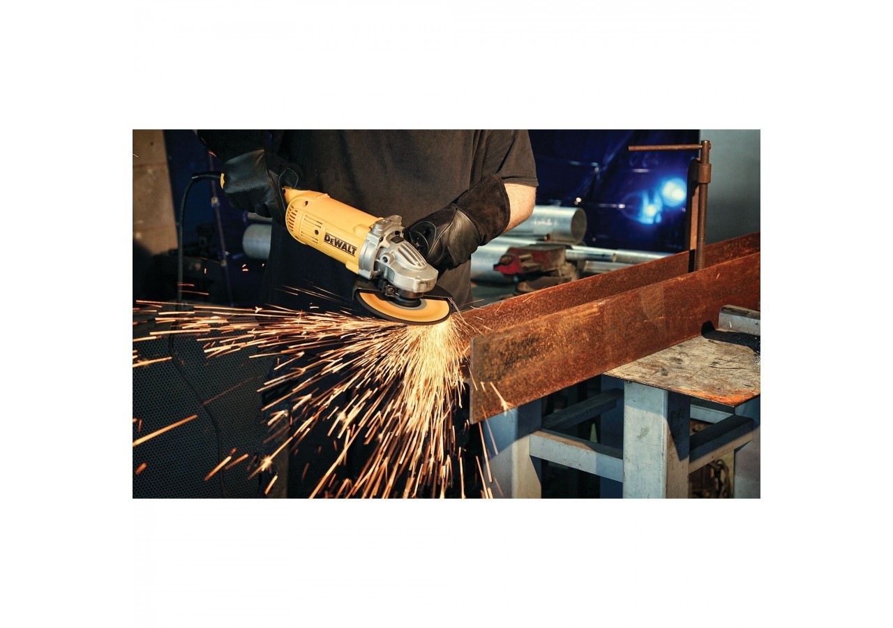 Meuleuse 230 mm 2600W - interrupteur à gâchette - DWE496-QS - Dewalt