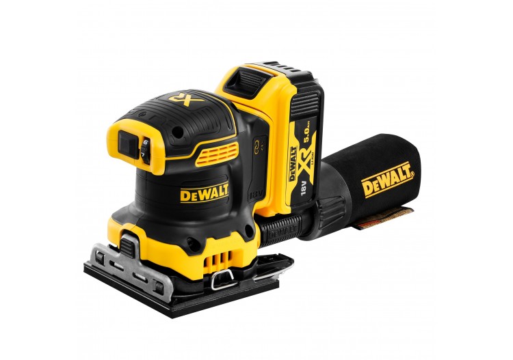 Ponceuse 1/4 de feuille XR 18V 5Ah Li-Ion Brushless - DCW200P2-QW - Dewalt