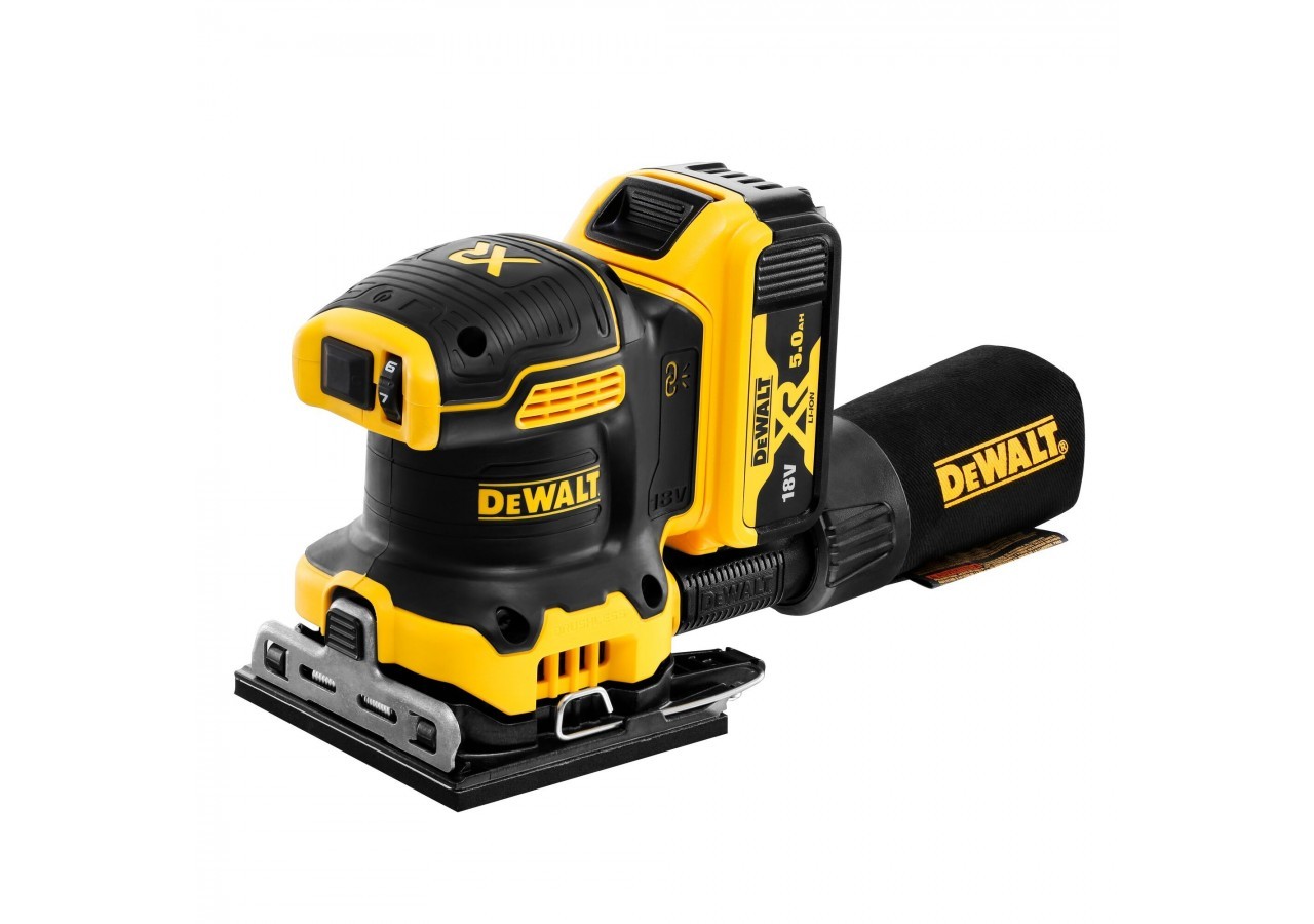 Ponceuse 1/4 de feuille XR 18V 5Ah Li-Ion Brushless - DCW200P2-QW - Dewalt