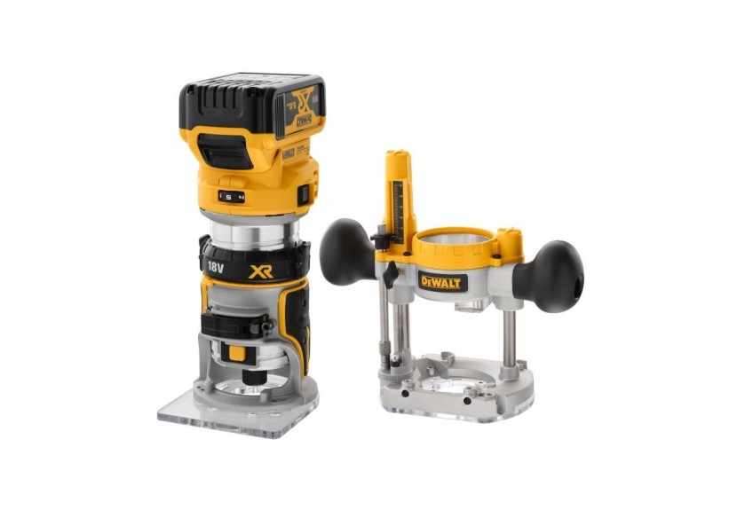 Affleureuse défonceuse XR 18V 5Ah Li-Ion Brushless 8 mm - DCW604P2-QW - Dewalt