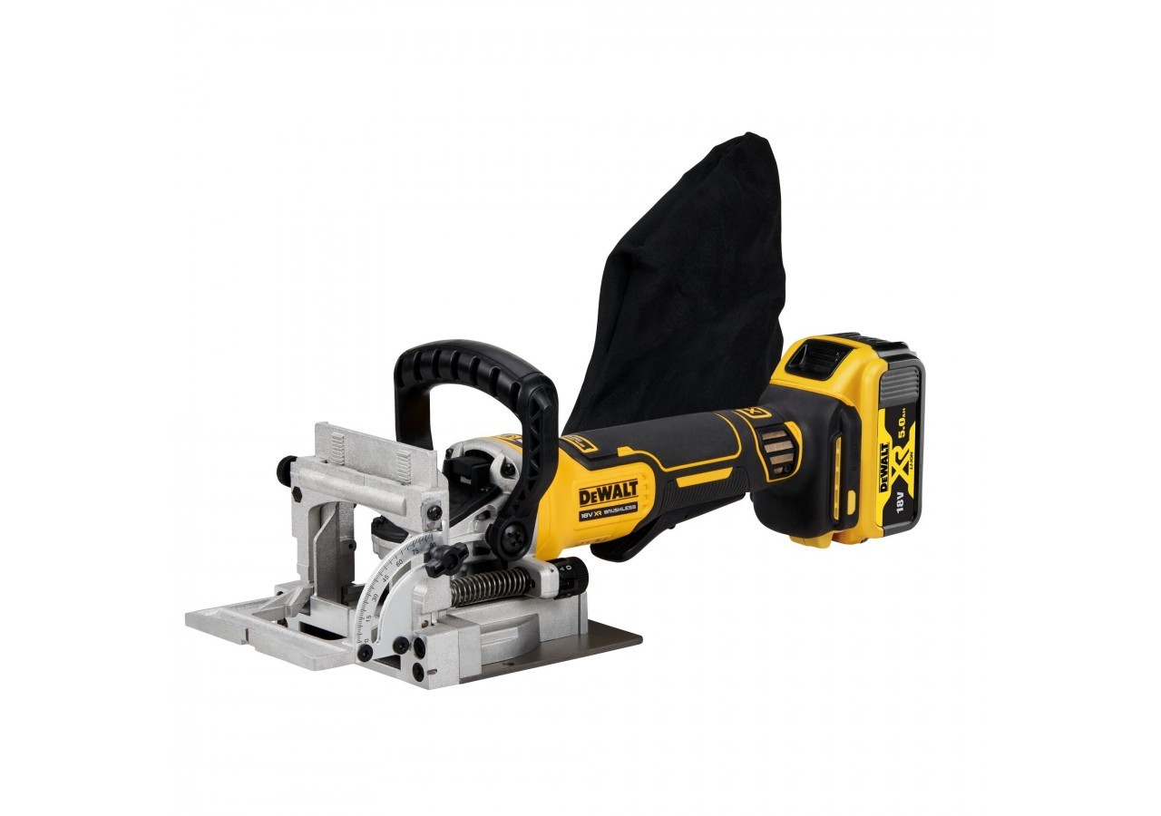 Fraiseuse à lamelles XR 18V 5Ah Li-Ion Brushless - DCW682P2-QW - Dewalt