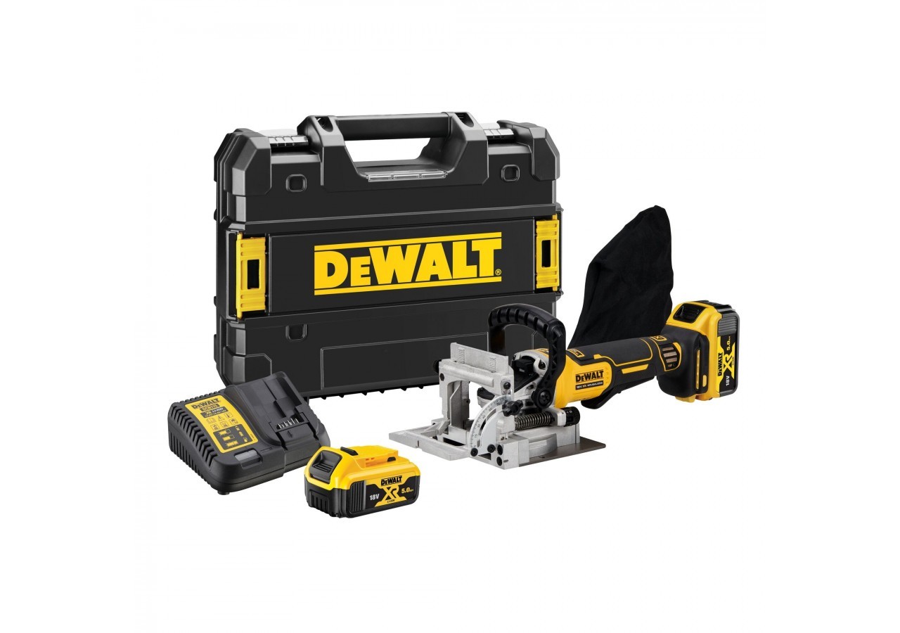 Fraiseuse à lamelles XR 18V 5Ah Li-Ion Brushless - DCW682P2-QW - Dewalt
