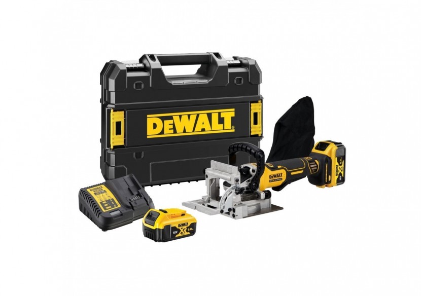 Fraiseuse à lamelles XR 18V 5Ah Li-Ion Brushless - DCW682P2-QW - Dewalt