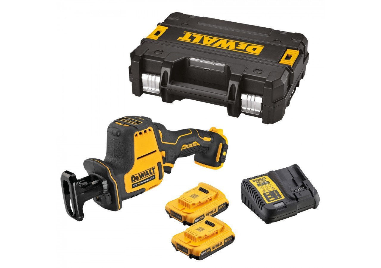 Scie sabre Compacte XR 12V 2Ah Li-Ion Brushless - DCS312D2-QW - Dewalt