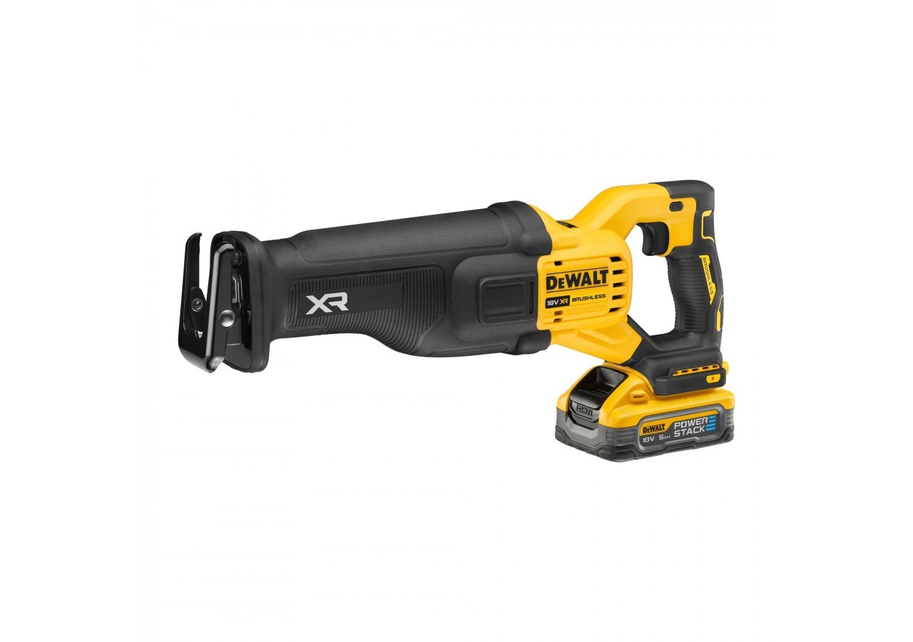 Scie sabre XR 18V ADVANTAGE 5Ah Li-Ion Brushless - POWERSTACK - DCS386H2T-QW - Dewalt