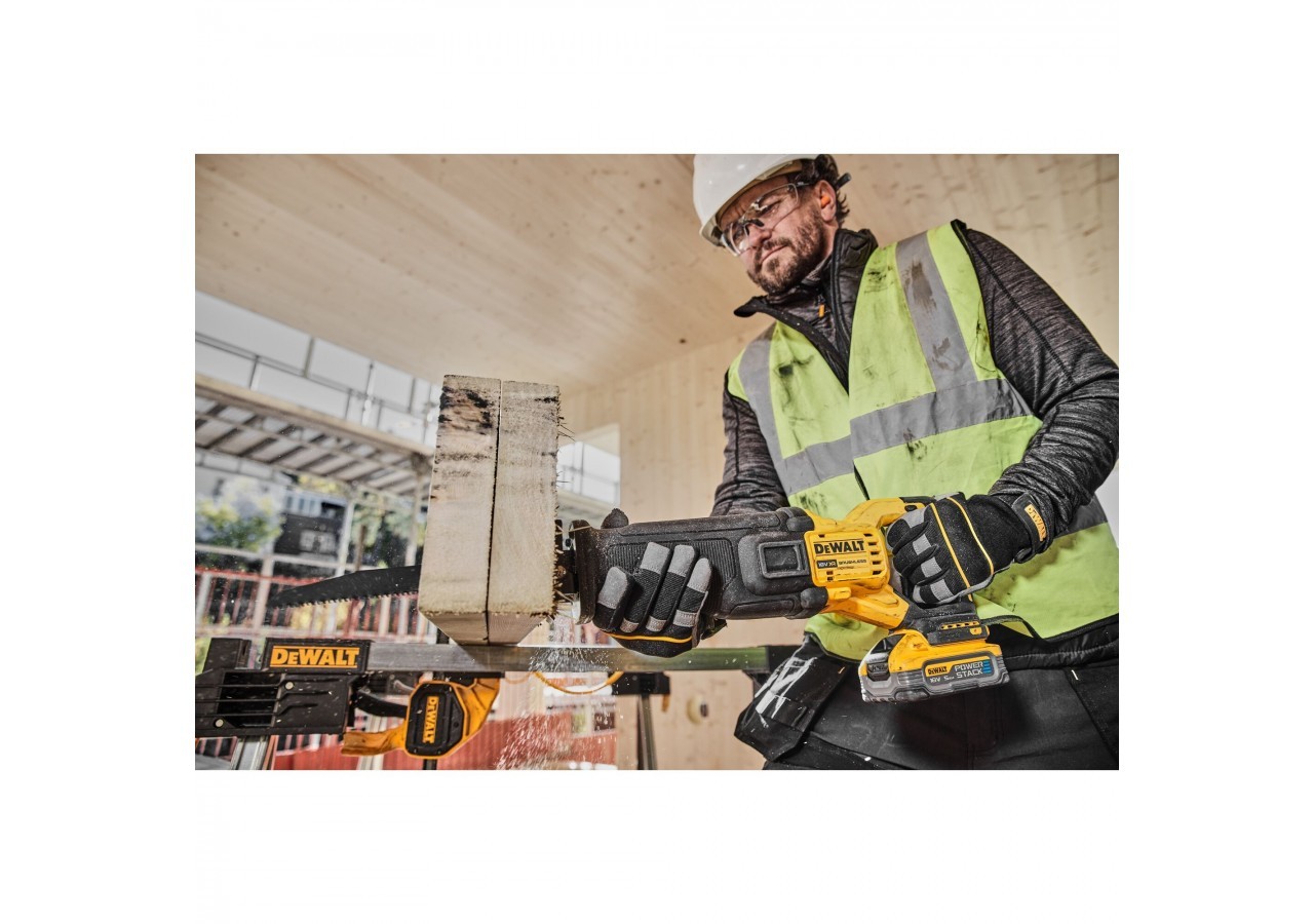 Scie sabre XR 18V ADVANTAGE 5Ah Li-Ion Brushless - POWERSTACK - DCS386H2T-QW - Dewalt