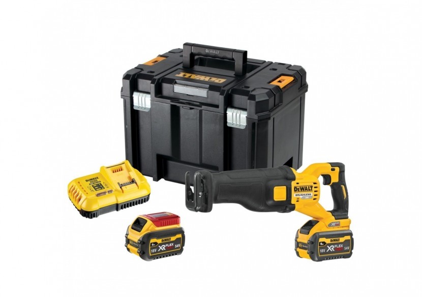 Scie sabre XR FLEXVOLT 54V 3Ah Li-Ion Brushless - DCS389X2-QW - Dewalt