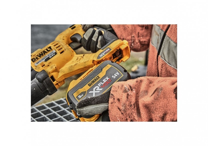 Scie sabre XR FLEXVOLT 54V 3Ah Li-Ion Brushless - DCS389X2-QW - Dewalt