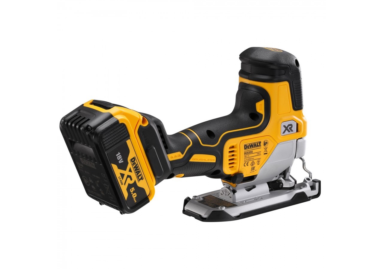 Scie sauteuse à prise par le corps XR 18V 5Ah Li-Ion Brushless - DCS335P2-QW - Dewalt