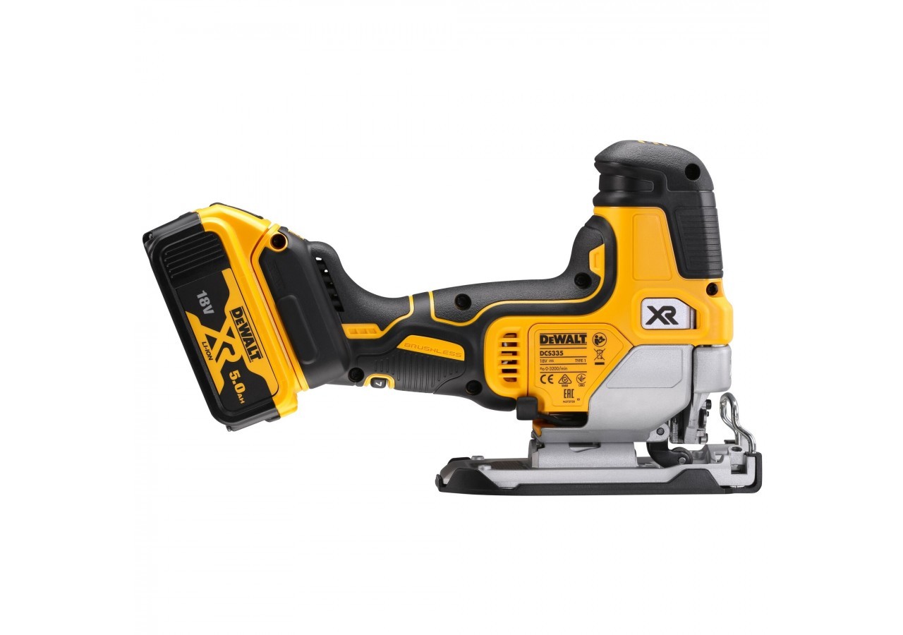 Scie sauteuse à prise par le corps XR 18V 5Ah Li-Ion Brushless - DCS335P2-QW - Dewalt