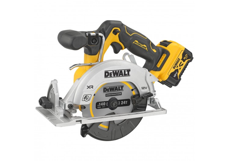 Scie circulaire XR 12V 5Ah Li-Ion Brushless 140 mm - DCS512P2-QW - Dewalt