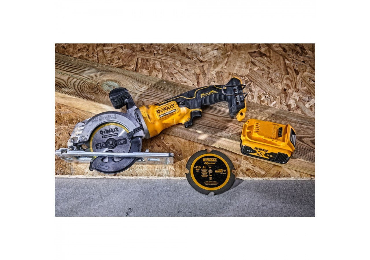 Scie circulaire XR 18V Brushless 115 mm - DCS571NT-XJ - Dewalt