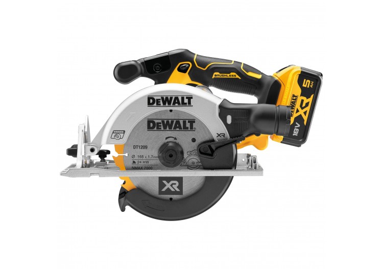 Scie circulaire XR 18V 5Ah Li-Ion Brushless 165 mm - DCS565P2-QW - Dewalt 2