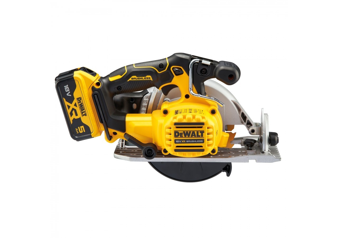 Scie circulaire XR 18V 5Ah Li-Ion Brushless 165 mm - DCS565P2-QW - Dewalt