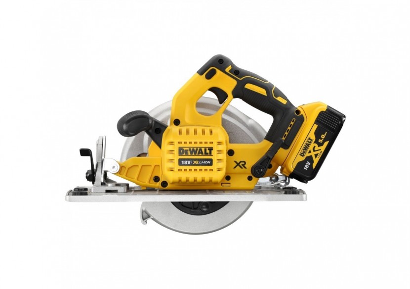 Scie circulaire XR 18V 5Ah Li-Ion Brushless 184 mm - compatible rail de guidage - DCS572P2-QW - Dewalt