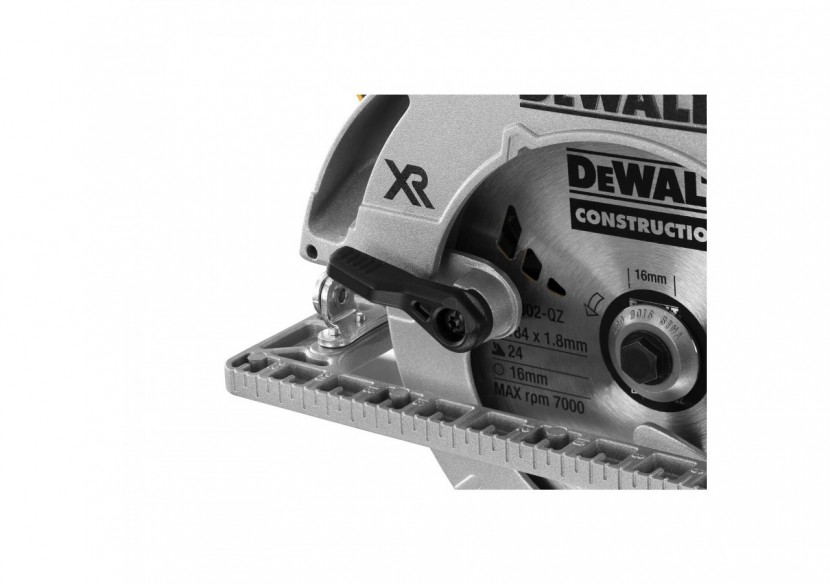 Scie circulaire XR 18V Brushless 184 mm - compatible rail de guidage - DCS572NT-XJ - Dewalt