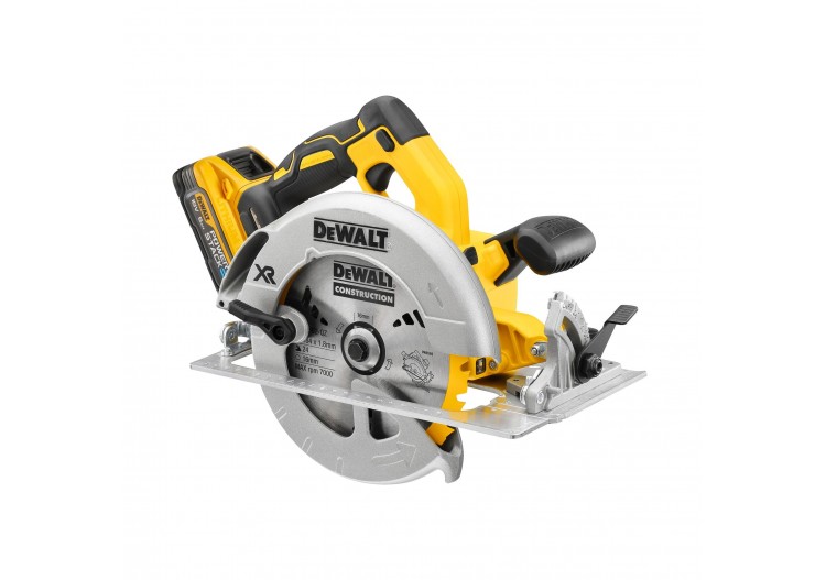 Scie circulaire XR 18V 5Ah Li-Ion Brushless 184 mm - POWERSTACK - DCS570H2T-QW - Dewalt