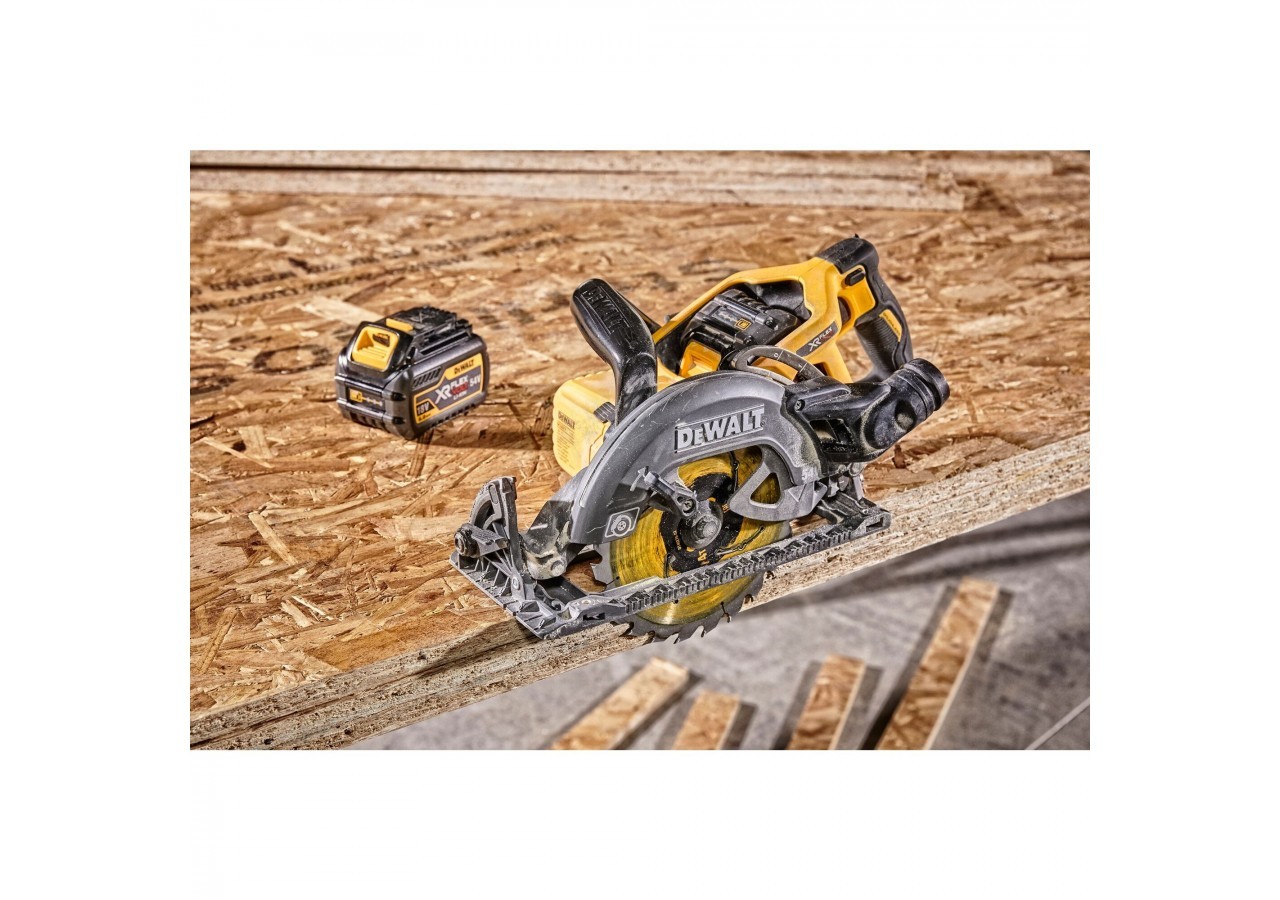 Scie circulaire Construction XR FLEXVOLT 54V 2Ah Li-Ion Brushless 190 mm - DCS577T2-QW - Dewalt
