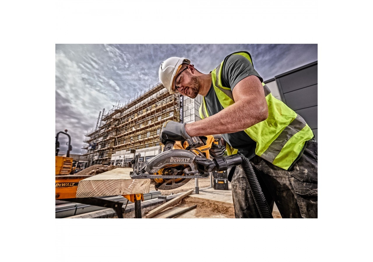 Scie circulaire Construction XR FLEXVOLT 54V Brushless 190 mm - DCS577N-XJ - Dewalt