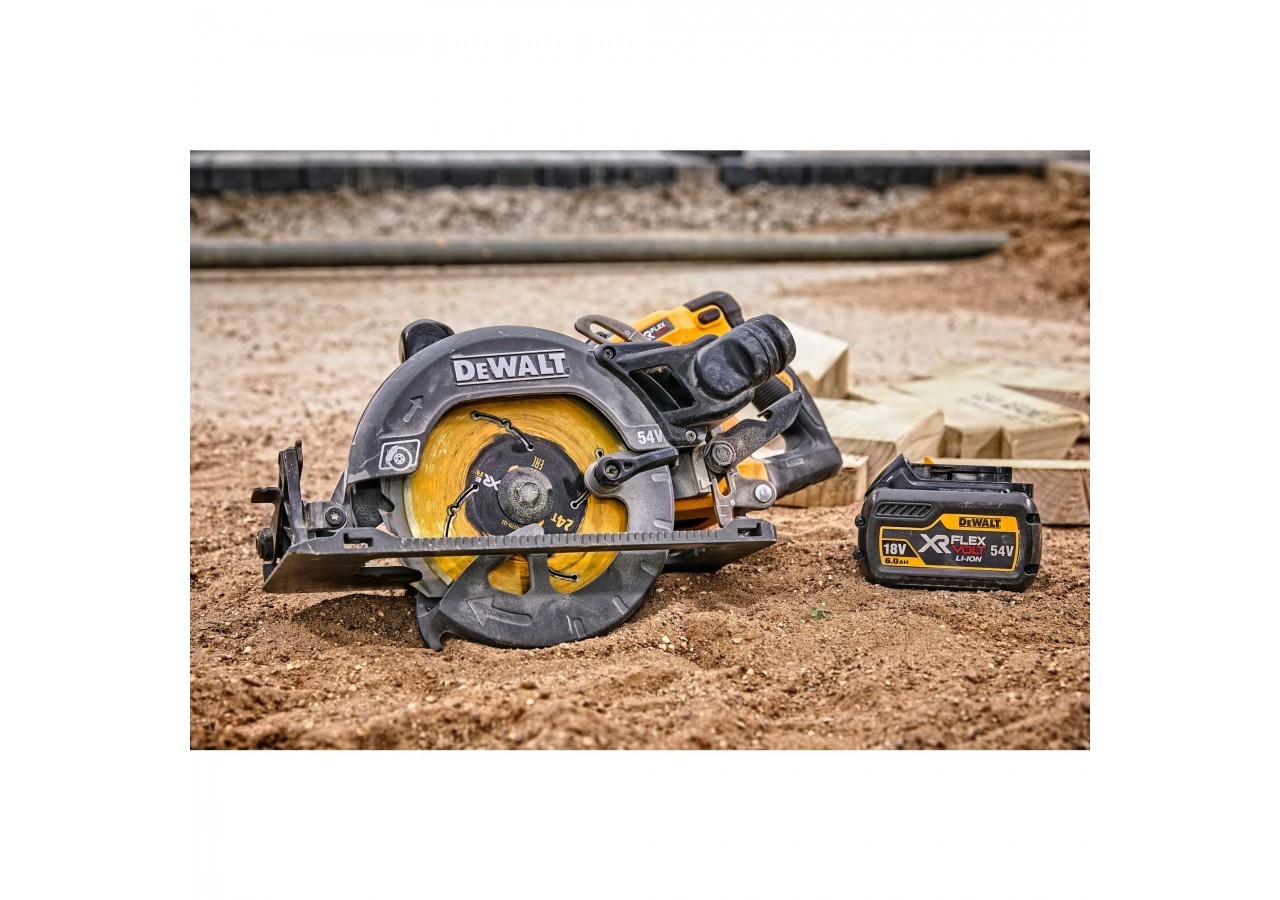 Scie circulaire Construction XR FLEXVOLT 54V Brushless 190 mm - DCS577N-XJ - Dewalt